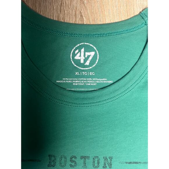 Boston Celtics 47 NBA T Shirt Mens XL Green Short Sleeve XL - Picture 2 of 5